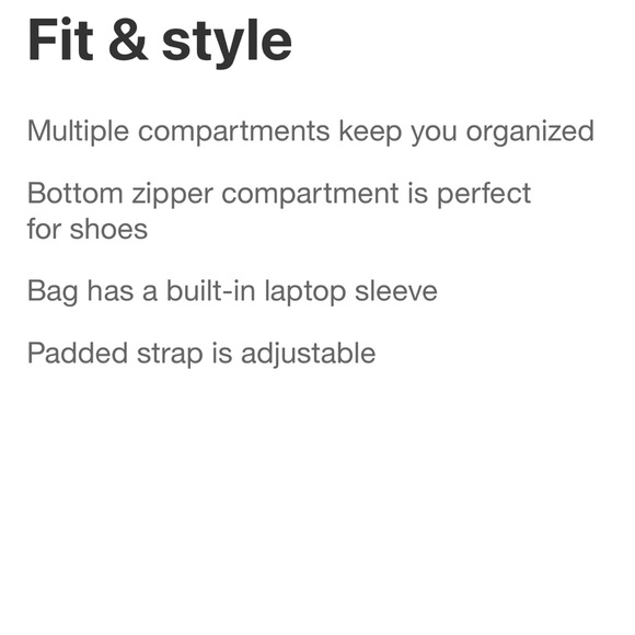 🌵Sale🌵26L Duffel Bag Heather Gray - Made
By Design - Picture 4 of 5